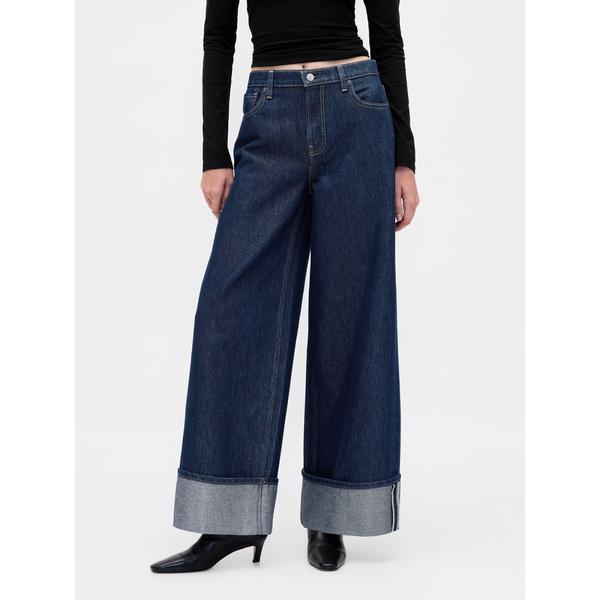 『セール実施中』ZOZO問い合わせ番号:99212724ショップ:GAP，ギャップブランド:GAP，ギャップ商品名:ミッドライズ メタリック ロールアップ バギーデニムカテゴリ:パンツ>デニムパンツブランド品番:828734素材:コッ...