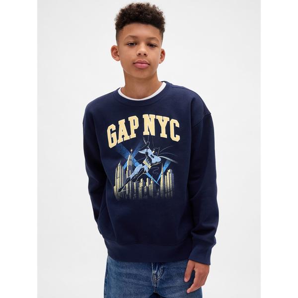 ZOZO問い合わせ番号:99212809ショップ:GAP，ギャップブランド:GAP，ギャップ商品名:ヴィンテージソフト バットマン グラフィック GAPロゴ スウェットシャツ (キッズ)カテゴリ:トップス>スウェットブランド品番:83...