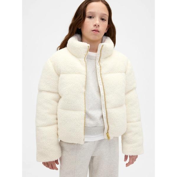 ZOZO問い合わせ番号:99212872ショップ:GAP，ギャップブランド:GAP，ギャップ商品名:ボア パファージャケット (キッズ)カテゴリ:ジャケット/アウター>その他アウターブランド品番:843491素材:ポリエステル72%ア...