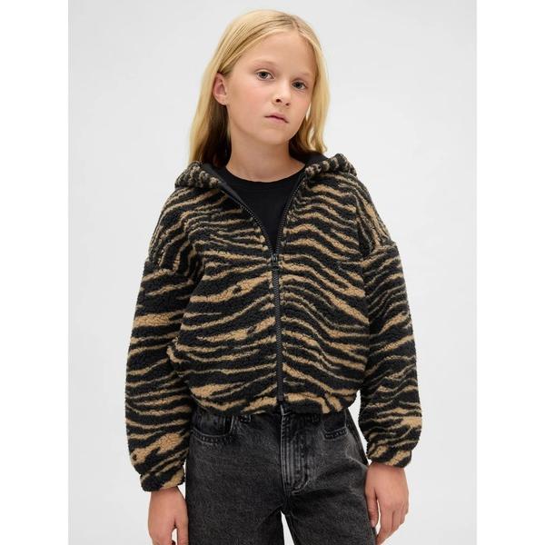 ZOZO問い合わせ番号:99212895ショップ:GAP，ギャップブランド:GAP，ギャップ商品名:ボア リラックスフィット ジップアップパーカー (キッズ)カテゴリ:トップス>パーカーブランド品番:843900素材:ポリエステル10...