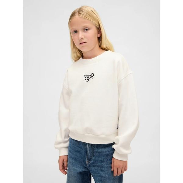 『タイムセール実施中』ZOZO問い合わせ番号:99212965ショップ:GAP，ギャップブランド:GAP，ギャップ商品名:オーバーサイズ ウェッジ Gapロゴ スウェットシャツ (キッズ)カテゴリ:トップス>スウェットブランド品番:8...