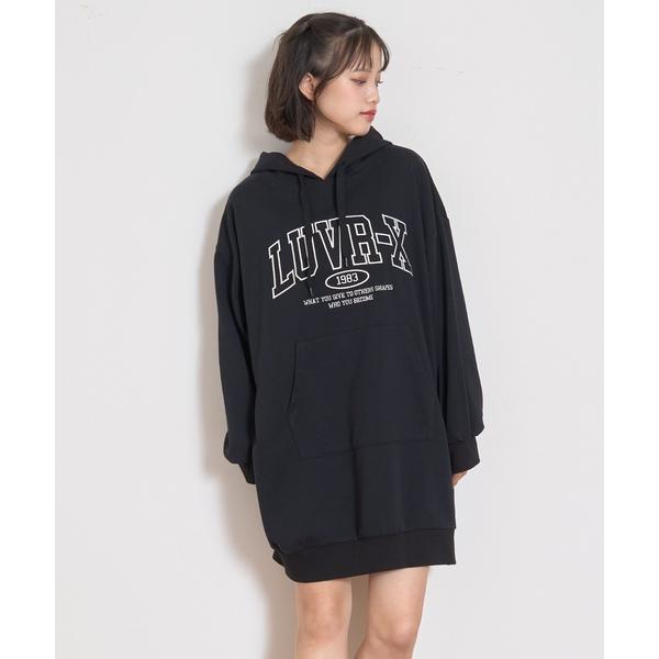 『セール実施中』ZOZO問い合わせ番号:99214217ショップ:NARUMIYA ONLINE，ナルミヤ オンラインブランド:LOVETOXIC，ラブトキシック商品名:ルーズパーカワンピースカテゴリ:ワンピース/ドレス>ワンピースブ...