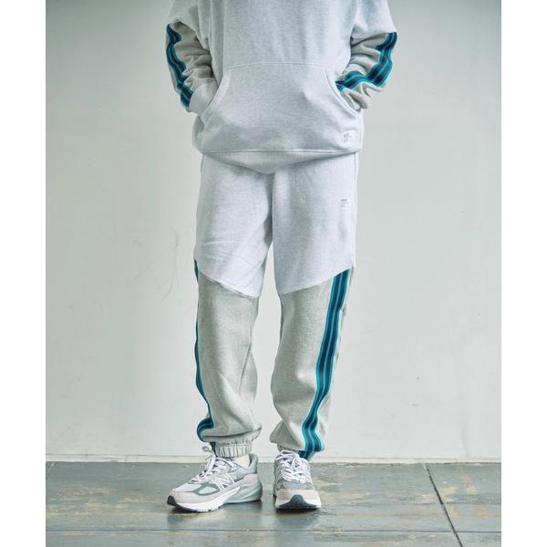 パンツ Duckster/ダックスター　バイカラーストライプパンツ メンズ レディース