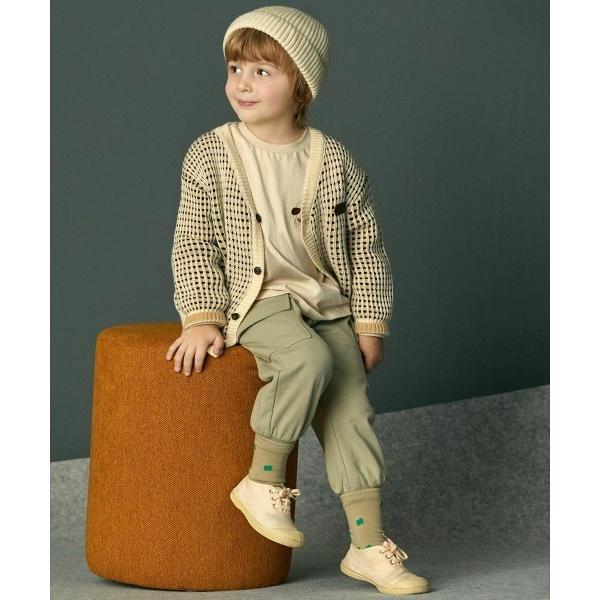 カーディガン カエールニットカーディガン キッズ 子供服 女の子