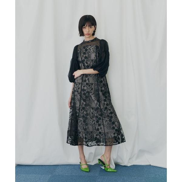 『タイムセール実施中』ZOZO問い合わせ番号:99215857ショップ:ANDRESD，アンドレスドブランド:ANDRESD，アンドレスド商品名:フローラルパターンフレアドレス / floral pattern flare dressカテゴ...