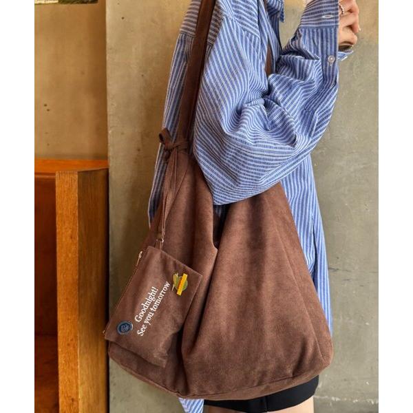 ZOZO問い合わせ番号:99251717ショップ:CIAOPANIC TYPY，チャオパニックティピーブランド:CIAOPANIC TYPY，チャオパニックティピー商品名:【UNISEX】ポーチ付きスエードショルダーバッグカテゴリ:バッグ&...