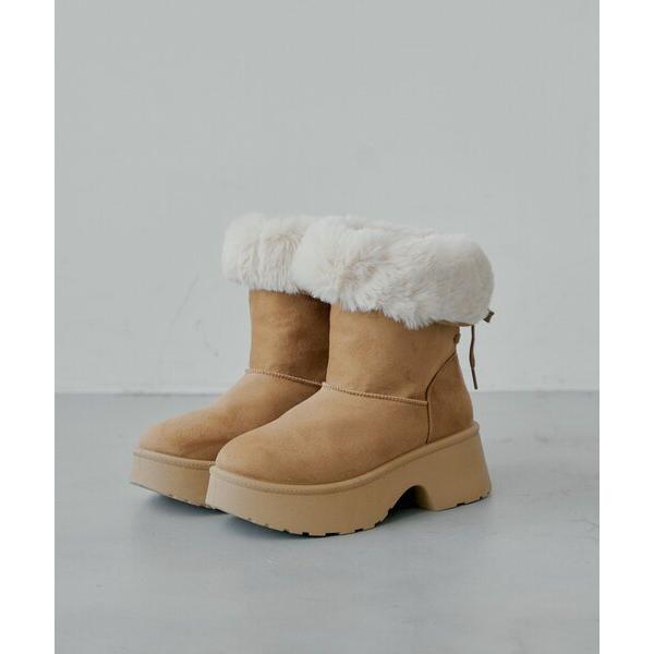 ZOZO問い合わせ番号:99252649ショップ:Chico，チコブランド:Chico，チコ商品名:バックレースアップムートンブーツカテゴリ:シューズ>ブーツブランド品番:CHZ1052313A0002素材:【ブラック】 甲材 ：合成...