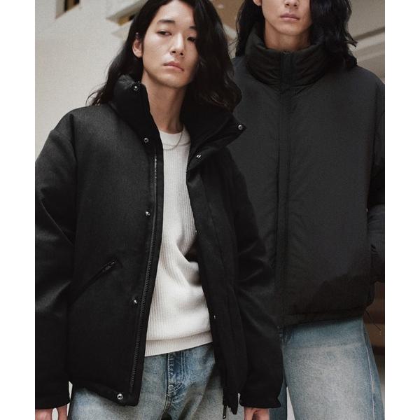 ZOZO問い合わせ番号:99263208ショップ:MONO-MART，モノマートブランド:WYM LIDNM，ウィム バイ リドム商品名:REVERSIBLE WOOLY DOWN JACKETカテゴリ:ジャケット/アウター&gt;ダウンジ...