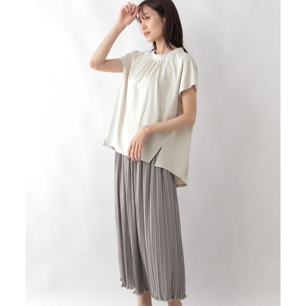 『セール実施中』参考価格：5，940円発売時期：2024年05月コンディション：B（目立つ使用感なし）使用感が少ない、または気にならないアイテムウエスト：ほつれ参考商品名：快適T＊プリーツスカートSET/115353参考品番：115353【...