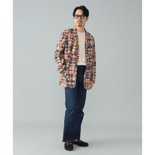 コート ジャケット 「別注」Brooks Brothers / マドラスチェック パッチワーク ジャケット メンズ
