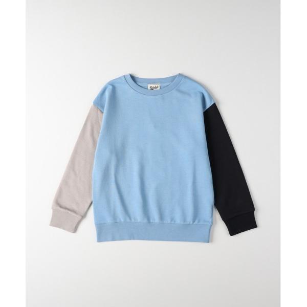 ZOZO問い合わせ番号:99315718ショップ:Right-on，ライトオンブランド:Right-on，ライトオン商品名:【Refurbish】袖配色 スウェットプルオーバー (カラフル / 個性的 / アクセント / 子供服 / 快適)...