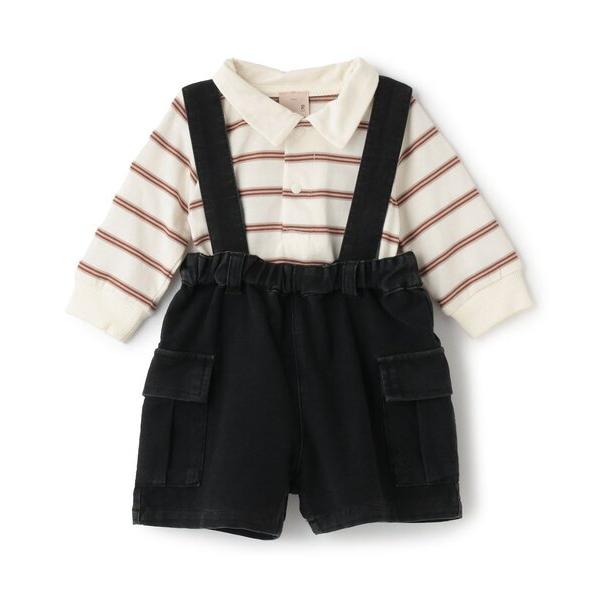 『セール実施中』※このアイテムは返品・交換対象外商品です。ZOZO問い合わせ番号:99315729ショップ:petit main，プティマインブランド:petit main，プティマイン商品名:サスつきカーゴパンツセットカテゴリ:ママ＆ベビ...