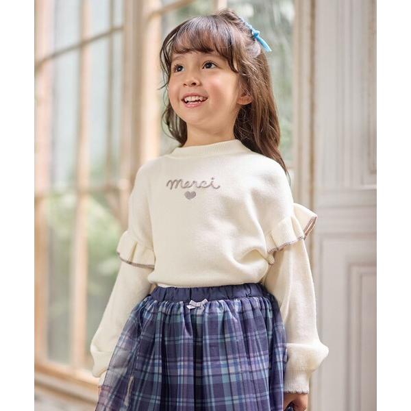 『セール実施中』ZOZO問い合わせ番号:99315897ショップ:ANY，エニィブランド:ANY，エニィ商品名:肩フリル しあわせタッチニットカテゴリ:トップス>ニット/セーターブランド品番:KRFSGW0533素材:ピンク/サックス...