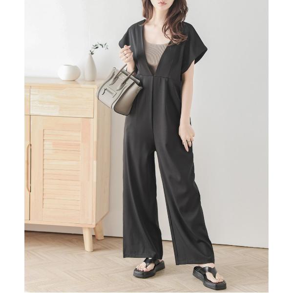 『セール実施中』参考価格：5，980円発売時期：2023年04月コンディション：B（目立つ使用感なし）使用感が少ない、または気にならないアイテム内側・すそ周り：毛玉参考商品名：Vネックオールインワン参考品番：lssr210-709【商品に関...