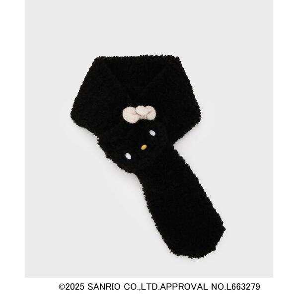 ストール マフラー 「ハローキティ」ふわふわティペット レディース
