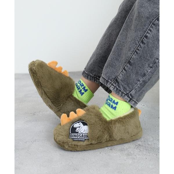 『タイムセール実施中』ZOZO問い合わせ番号:99348855ショップ:FUNALIVE，ファンアライブブランド:FUNALIVE，ファンアライブ商品名:キッズ恐竜ファースリッパカテゴリ:インテリア>ルームシューズ/スリッパブランド品...