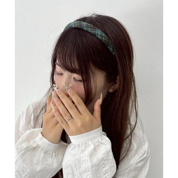 カチューシャ WEGO/チェックナローカチューシャ