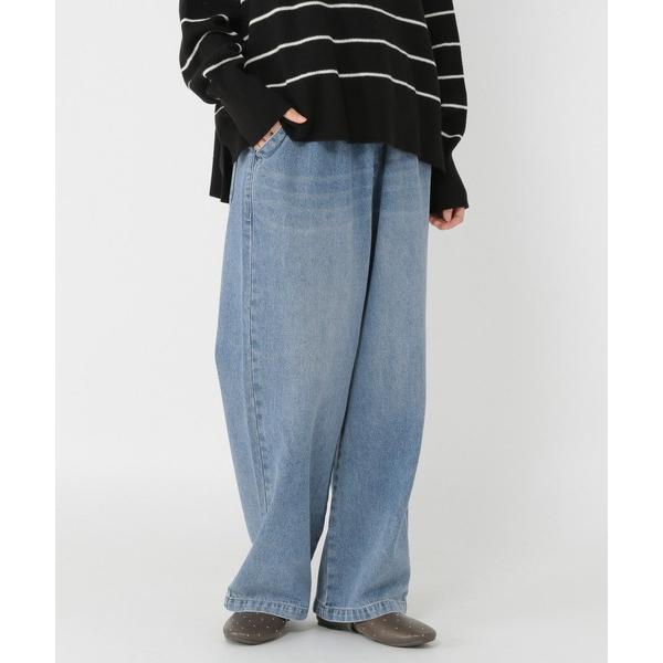 『セール実施中』ZOZO問い合わせ番号:99380493ショップ:studio CLIP，スタディオクリップブランド:studio CLIP，スタディオクリップ商品名:イージーストレートデニムパンツ[プチ・プラスサイズあり]《CLIP de...