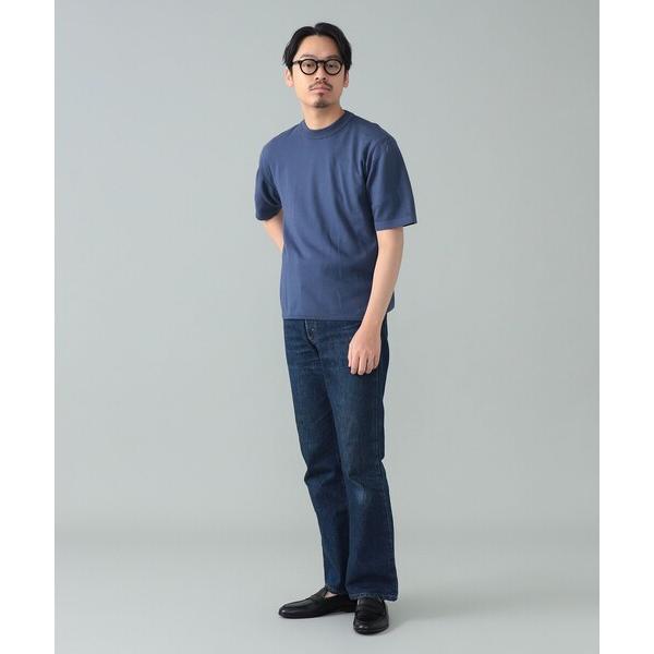 tシャツ 「別注」LORENZONI / コットン 12ゲージ ハイネック ショートスリーブ ニット メンズ