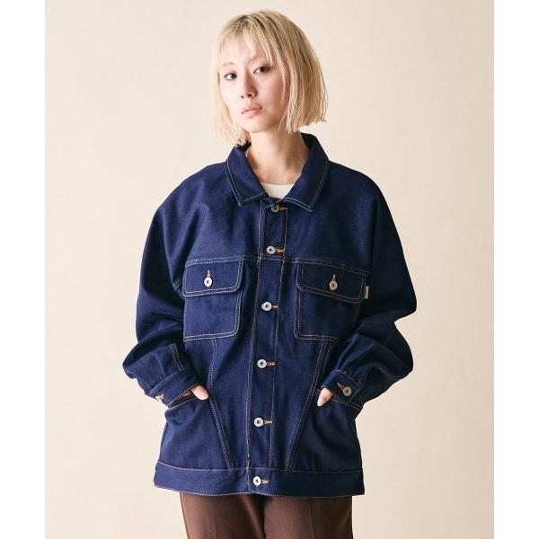 デニムジャケット gジャン rehacer : Reverie Denim Jacket / レヴァリエ リジット デニムジャケット レディース メンズ