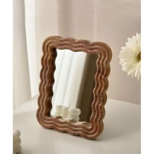 『タイムセール実施中』ZOZO問い合わせ番号:99382112ショップ:RiNc，リンクブランド:ammy.，エイミードット商品名:【 ammy. / エイミードット 】 ウッド フレーム ミラー / 卓上 ミラーカテゴリ:インテリア&gt...