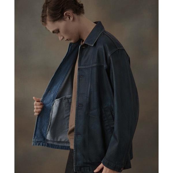 カバーオール 「残りわずか」コーティングデニムカバーオール　｜岡山デニム/加工/春服/SETUP可能/コーティング メンズ