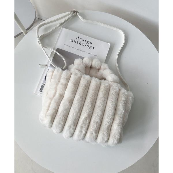 ZOZO問い合わせ番号:99396948ショップ:AS KNOW AS PLUS，アズノゥアズプラスブランド:AS KNOW AS plus，アズノゥアズプラス商品名:♪ポンデリ ファー 2WAYショルダー トートバッグカテゴリ:バッグ&g...