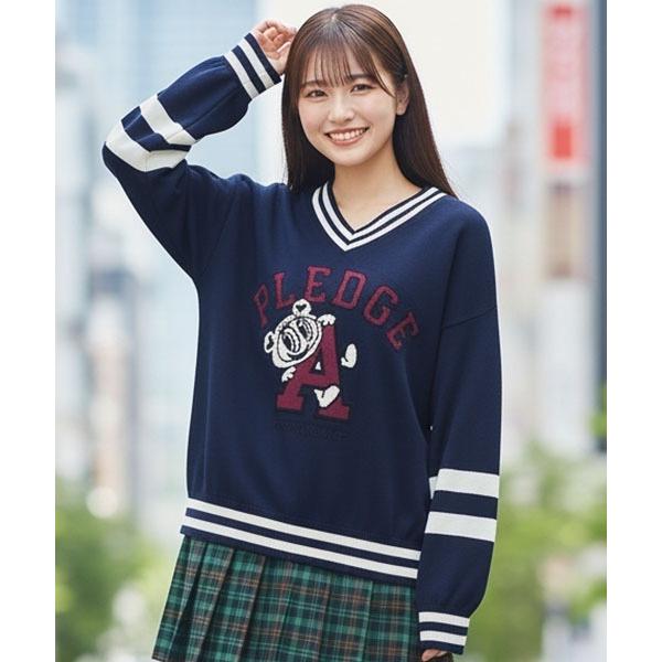 『セール実施中』ZOZO問い合わせ番号:99414709ショップ:petit main，プティマインブランド:TOYウェア，トイウェア商品名:【エンジェルブルー】ナカムラくんチルデンセーターカテゴリ:トップス>ニット/セーターブランド...