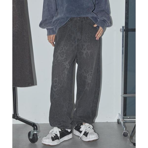 『タイムセール実施中』ZOZO問い合わせ番号:99417450ショップ:Anchor Smith，アンカー スミスブランド:Anchor Smith，アンカー スミス商品名:ヴィンテージライクレオパードセミワイドカーブデニムパンツカテゴリ:...