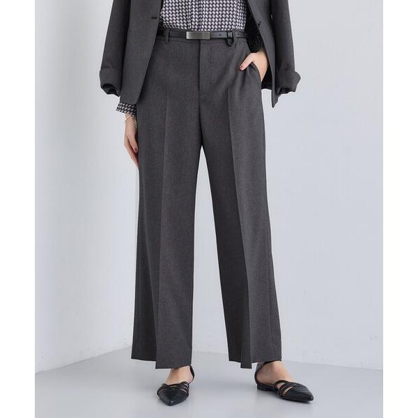 ZOZO問い合わせ番号:99451711ショップ:INDIVI，インディヴィブランド:INDIVI，インディヴィ商品名:【洗える／通勤／スーツ】メランジストレッチ ワイドパンツカテゴリ:フォーマルスーツ/小物>スーツパンツブランド品番...