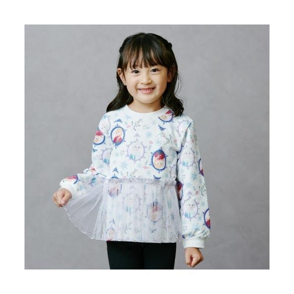 トレーナー  「Sophitica  ×  tsumashi1118さん」  Disney  アナと雪の女王  裏毛トレーナー キッズ 子供服 女の子