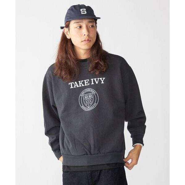 トレーナー スウェット SHIPS×TAKE IVY:「TAKE NVY」カレッジ スウェット クルーネック トレーナー メンズ