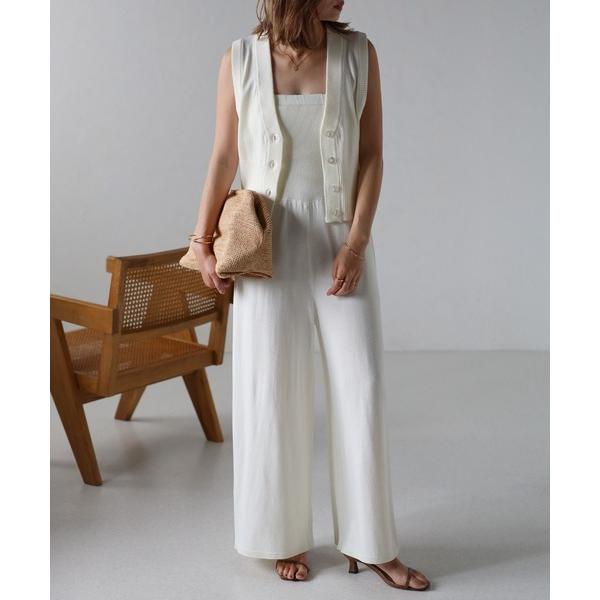 『タイムセール実施中』参考価格：4，490円発売時期：2023年07月コンディション：S（新品同様）タグ付きの未使用、または新品同様のアイテム付属品：タグ参考商品名：ベアビスチェニットオールインワン参考品番：77-002704【商品に関する...