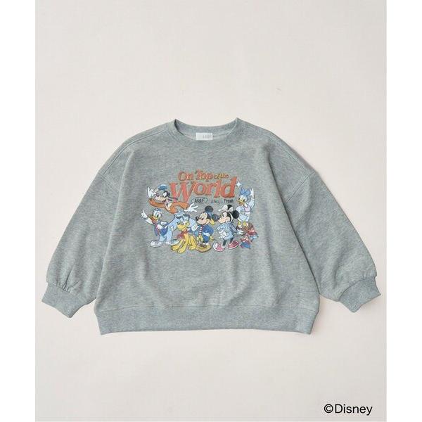 『セール実施中』ZOZO問い合わせ番号:99485035ショップ:petit main，プティマインブランド:b・ROOM，ビールーム商品名:【Disney】【毛玉バイバイ裏毛】ミッキー＆フレンズ/スウェットカテゴリ:トップス>スウェ...