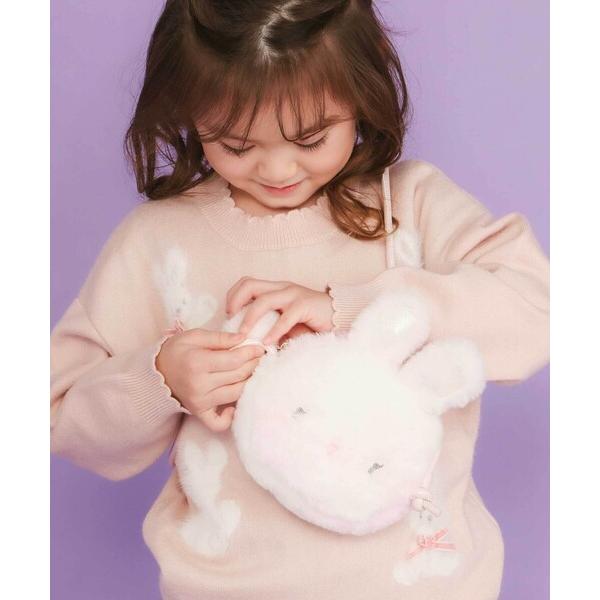 『タイムセール実施中』ZOZO問い合わせ番号:99485332ショップ:BEBE ONLINE STORE，ベベ オンラインストアブランド:SLAP SLIP，スラップスリップ商品名:クマネコウサギアニマルしっぽ風チャーム付きポシェットカテ...