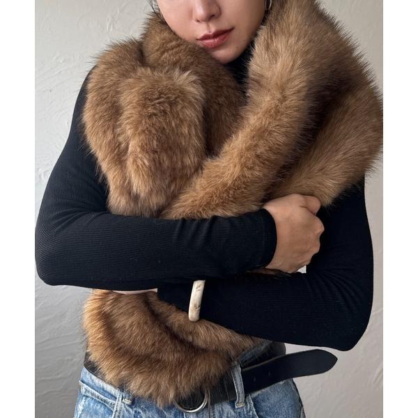 ZOZO問い合わせ番号:99486153ショップ:tocco closet／&amp;. NOSTALGIA，トッコ　クローゼット　／　アンドドットノスタルジアブランド:deux amour，ドゥーザムール商品名:フェイクファーストールカテ...