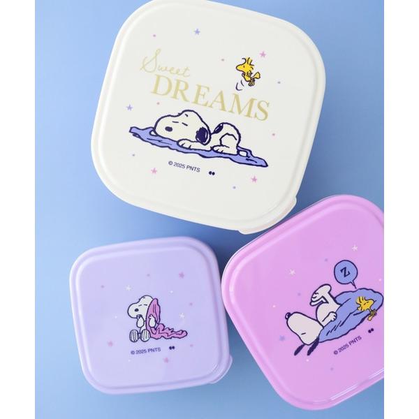 ZOZO問い合わせ番号:99486663ショップ:SiNCERE，シンシアブランド:PEANUTS，ピーナッツ，SiNCERE，シンシア商品名:〈PEANUTS/ピーナッツ〉 スヌーピー シール容器 ランチボックス 3個セット RELAX ...