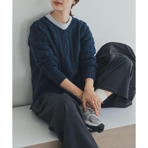 ZOZO問い合わせ番号:99486765ショップ:URBAN RESEARCH DOORS，アーバン リサーチ ドアーズブランド:URBAN RESEARCH DOORS，アーバンリサーチドアーズ商品名:ハミルトンウールアラン柄プルオ-バー...