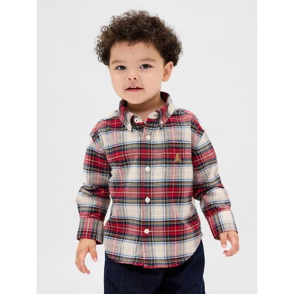 ZOZO問い合わせ番号:99487676ショップ:GAP，ギャップブランド:GAP，ギャップ商品名:オックスフォード ビッグシャツ (幼児・ベビー)カテゴリ:トップス>シャツ/ブラウスブランド品番:854570素材:コットン98%ポリ...