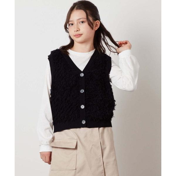 『タイムセール実施中』参考価格：5，489円発売時期：2024年01月コンディション：B（目立つ使用感なし）使用感が少ない、または気にならないアイテム袖口：汚れ付属品：インナー参考商品名：[140-150]【2点セット】フリンジニットベスト...