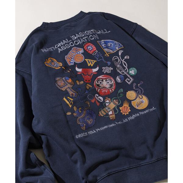 『タイムセール実施中』ZOZO問い合わせ番号:99519803ショップ:FREAK'S STORE，フリークスストアブランド:NBA，エヌビーエー，FREAK'S STORE，フリークスストア商品名:NBA 別注 和柄ランダムロゴ クルーネ...