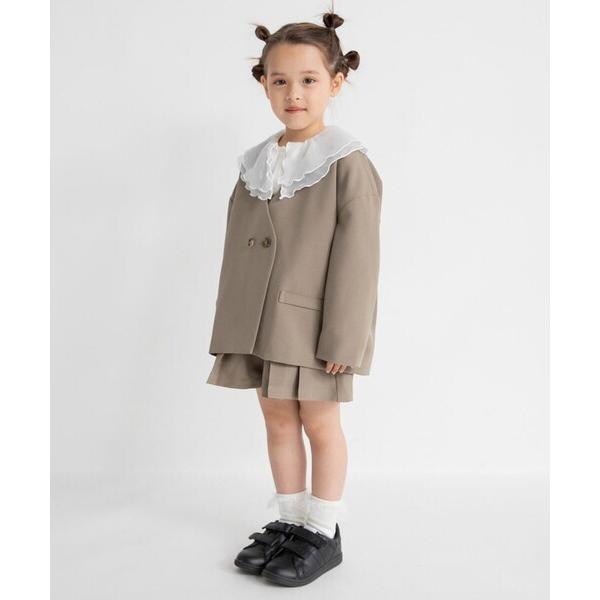 ZOZO問い合わせ番号:99520022ショップ:branshes，ブランシェスブランド:branshes，ブランシェス商品名:【WEB限定/DRC/フォーマル】ノーカラージャケット+プリーツキュロット２点セットカテゴリ:フォーマルスーツ/...