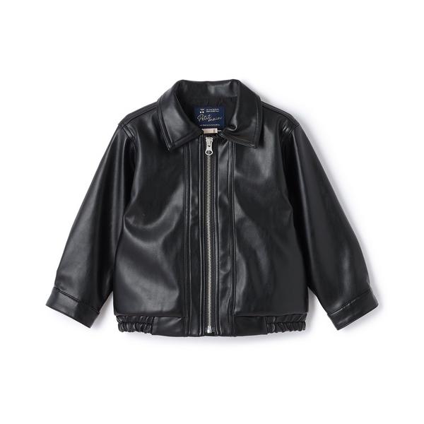 『セール実施中』ZOZO問い合わせ番号:99520142ショップ:petit main，プティマインブランド:petit main，プティマイン商品名:【リンク】合皮ジャケットカテゴリ:ジャケット/アウター>ブルゾンブランド品番:96...