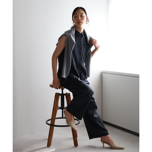 『セール実施中』参考価格：6，600円発売時期：2025年06月コンディション：A（使用感なし）数回使用した程度で使用感が感じられないアイテム参考商品名：【動画あり】polo collar sleeveless jumpsuit / ノース...