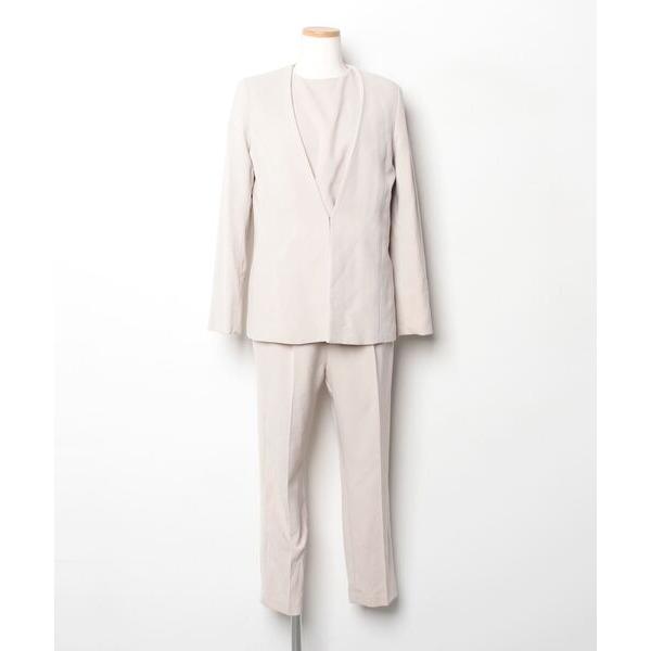 『タイムセール実施中』参考価格：19，900円発売時期：2021年02月コンディション：B（目立つ使用感なし）使用感が少ない、または気にならないアイテム前身頃・すそ周り：汚れベルト：欠損参考商品名：ノーカラージャケット＆オールインワンパンツ...