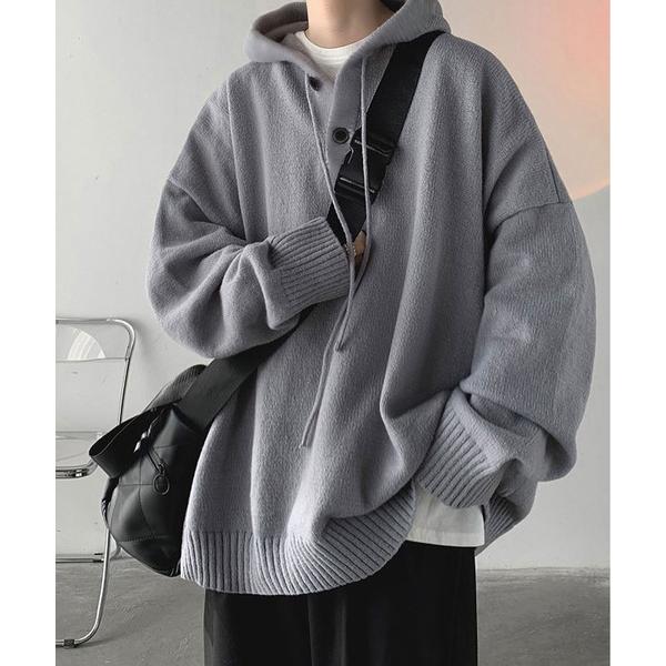 『セール実施中』ZOZO問い合わせ番号:99582486ショップ:FRP，エフアールピーブランド:BLANC FICELLE，ブランフィセル商品名:オーバーサイズ　ニットパーカーカテゴリ:トップス>Tシャツ/カットソーブランド品番:N...