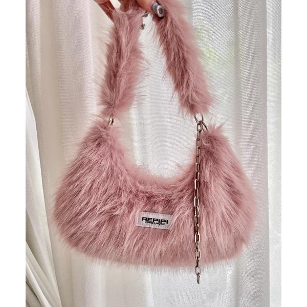 『セール実施中』ZOZO問い合わせ番号:99584590ショップ:repipi armario，レピピアルマリオブランド:repipi armario，レピピ アルマリオ，10C REPIPI，ジューシーレピピ商品名:ファーハンドルバッグ【...