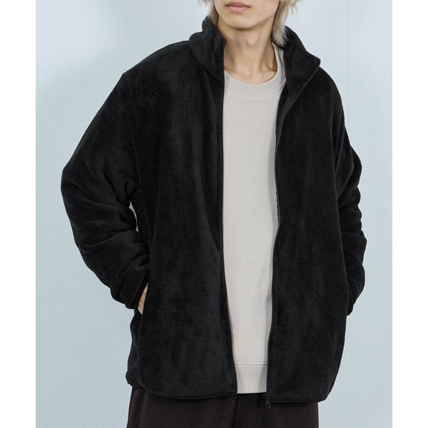 ZOZO問い合わせ番号:99619618ショップ:Mac-House，マックハウスブランド:NAVY，ネイビー，Mac-House，マックハウス商品名:NAVY シャギーフリースジップジャケットカテゴリ:ジャケット/アウター>ブルゾン...