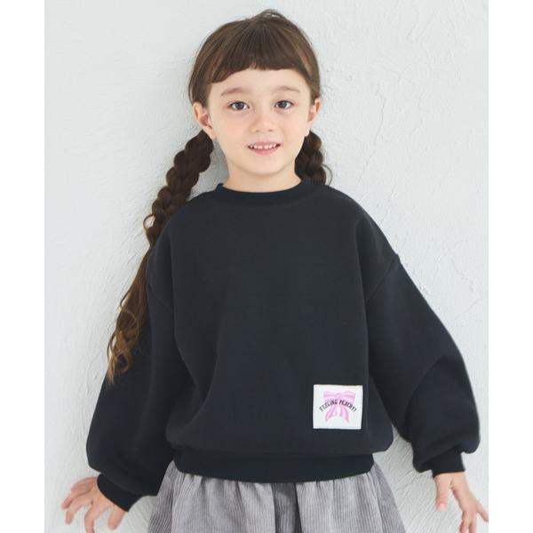 『セール実施中』ZOZO問い合わせ番号:99623780ショップ:pairmanon，ペアマノンブランド:pairmanon，ペアマノン，coucou manon，ククゥ マノン商品名:【ぬくふわ】裏起毛 リボン ネームタグ ガールズトレー...