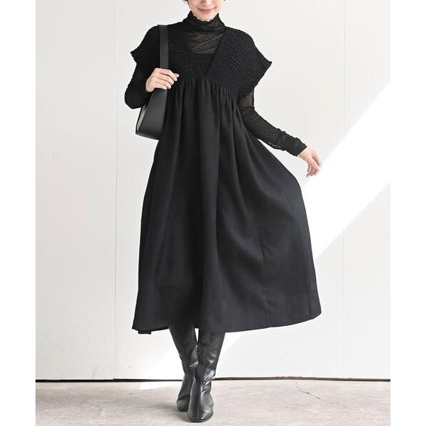 ZOZO問い合わせ番号:99626911ショップ:rps，アールピーエスブランド:rps，アールピーエス商品名:Ｖネックシャーリングワンピースカテゴリ:ワンピース/ドレス>ワンピースブランド品番:1431000159素材:ポリエステル...